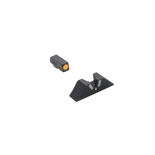 Die MEPRO HYPER-BRIGHT V-SIGHTS bieten extrem helle, wartungsfreie Tritium-Beleuchtung für schnelle Zielerfassung, egal ob bei Tag oder Nacht.