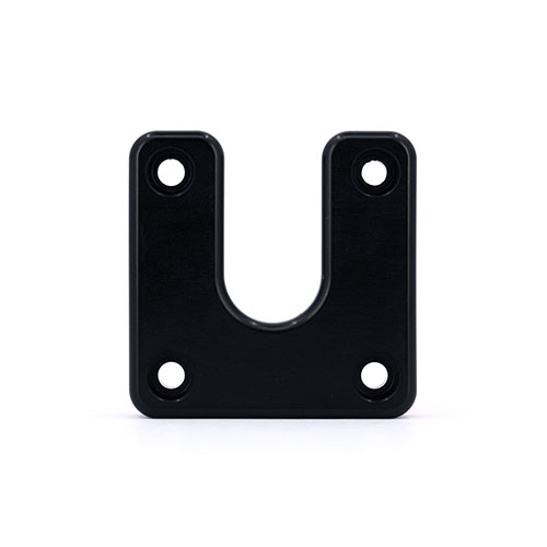 La U-Plate Arca d'OBI SYSTEMS s'intègre facilement avec les systèmes Lock et Grip-On, offrant une orientation réglable et une fixation sécurisée avec 4 vis.