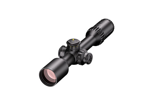 Il 3-18x42 META offre un reticolo SBX innovativo, ingrandimento FFP, torrette robuste e copriobiettivi Tenebraex per prestazioni di tiro senza pari.