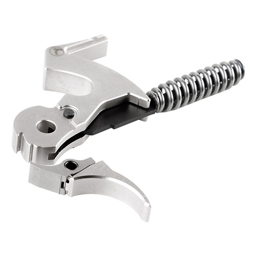Der Timney Lever Action Trigger für Marlin 336, 1894 und 1895 bietet einen nicht einstellbaren Abzugsgewicht von 3-3,5 lb, verbesserte Genauigkeit und einfache Installation.