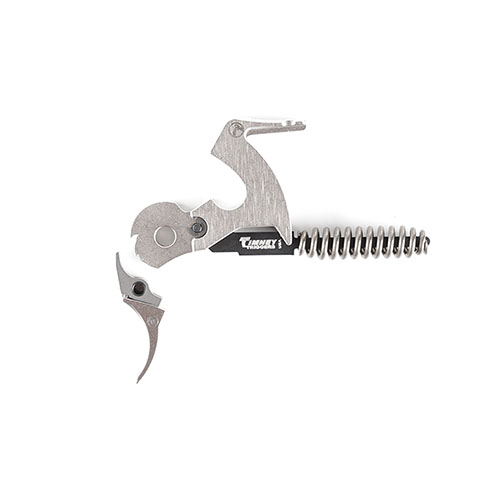 Il grilletto Timney per fucili lever action offre una trazione non regolabile di 3-3,5 lb, garantendo precisione, affidabilità e facilità d'installazione.