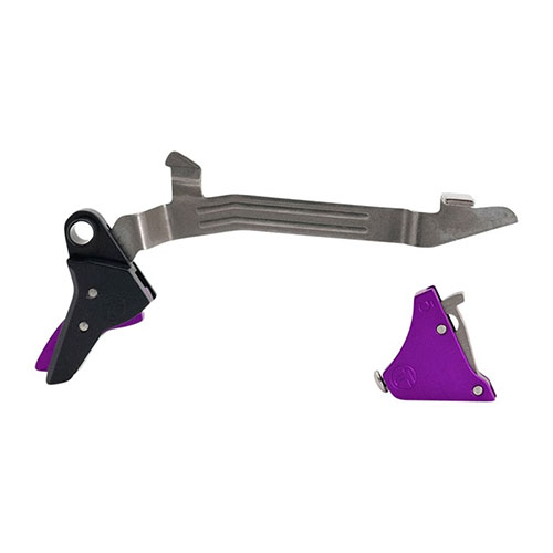 Le déclencheur Timney Alpha Competition pour Glock offre un poids de tir de 3 lb, une fiabilité exceptionnelle et fonctionne sans entretien, parfait pour la compétition.