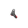 Améliore ton tir avec la gâchette Timney pour Glock Gen 3-4, offrant un poids de traction de 3lb et un design en aluminium noir/rouge.