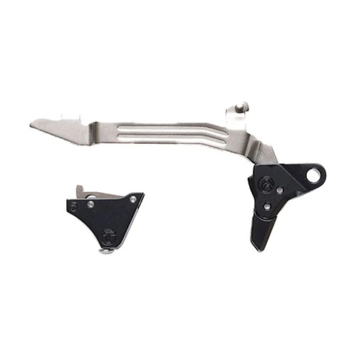 Améliore le ressenti de la gâchette de ton Glock Gen 5 avec ce kit drop-in Timney, facile à installer et fiable, avec un poids de tir de 3 lb.