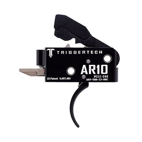 I grilletto TRIGGERTECH AR10 offre una tecnologia Frictionless Release, azione a due stadi, e resistenza alla corrosione per prestazioni affidabili in ogni situazione.