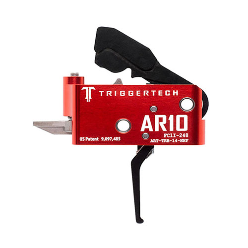 I grilletto TRIGGERTECH AR10 offre tecnologia Frictionless Release, azione a due stadi, e massima affidabilità in condizioni estreme, per tiratori competitivi.