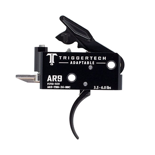 Il grilletto TRIGGERTECH AR9 offre una tecnologia Zero Creep™, azione a due stadi, e componenti in acciaio inox 440C per prestazioni affidabili e durature.
