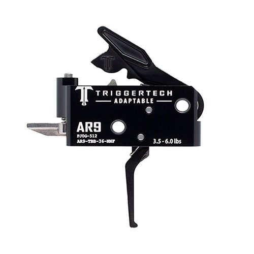Il grilletto TRIGGERTECH AR9 offre Zero Creep Technology™, azione a due stadi, massima affidabilità e durata grazie a componenti in acciaio inox 440C.
