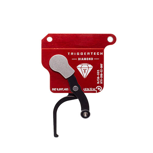 Die TRIGGERTECH Rem700 Diamond Bottom Safety verbessert die Präzision mit Frictionless Release Technology™ für einen klaren Abzug und hohe Zuverlässigkeit.