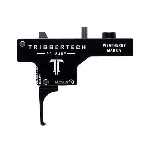 Il grilletto TRIGGERTECH Weatherby Mark V Special offre una tecnologia Frictionless Release per un'azione senza attrito, maggiore affidabilità e durata nel tempo.