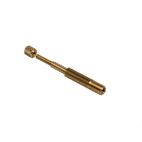 L'adaptateur en laiton VFG (M5 externe / 1/8" interne) est compatible avec toutes les cannes de nettoyage, offrant polyvalence et qualité pour tous les calibres.