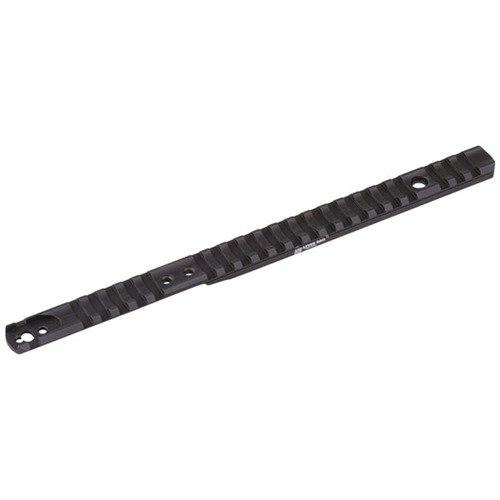 Aumenta le opzioni di mira per il tuo fucile Marlin con questo leggero rail in alluminio, compatibile con anelli Picatinny e Weaver, installazione consigliata.