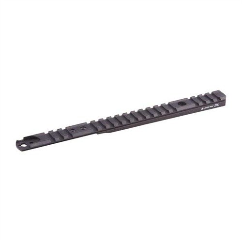 Aumenta le opzioni di mira per il tuo fucile a leva Marlin con questo leggero rail in alluminio, compatibile con anelli Picatinny e Weaver.