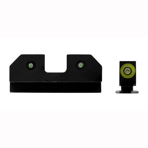 Améliore ton tir avec les R3D Night Sights pour Glock®! 🌟 Visibilité optimale, même dans l'obscurité. Choisis entre vert et orange!
