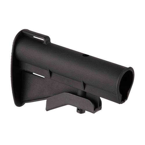 Il CAR-15 BUTTSTOCK MIL-SPEC di B5 SYSTEMS è realizzato in polimero resistente, offre qualità e affidabilità per il tuo AR o clone, disponibile in colore nero.