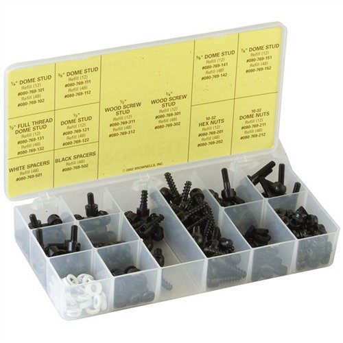 Le kit SLING SWIVEL STUD d'UNCLE MIKES te fournit toutes les pièces essentielles pour tes besoins en fixation, te faisant économiser temps et argent.