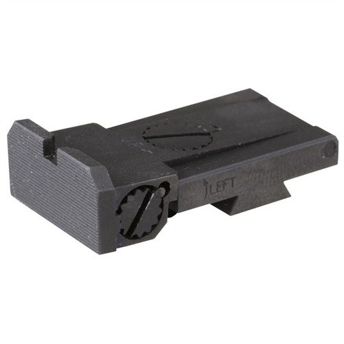 La hausse arrière ajustable Ed Brown offre un design bas profil pour un port dissimulé, une excellente image de visée et une ajustabilité précise pour le tir.
