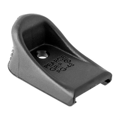 L'estensione del caricatore per Glock® 43 offre un grip migliore, controllo del rinculo e comfort, senza aumentare capacità o peso del caricatore.
