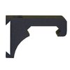 Le support en aluminium usiné te permet de fixer l'Angle Co-Sine Indicator (ACI) directement sur ton MIL STD 1913, sans abîmer ton rail.