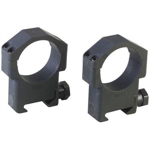 Anelli per ottiche MAXIMIZED, 34MM, ultra resistenti, progettati per supportare ottiche pesanti su armi a rinculo forte; disponibili in diverse altezze.