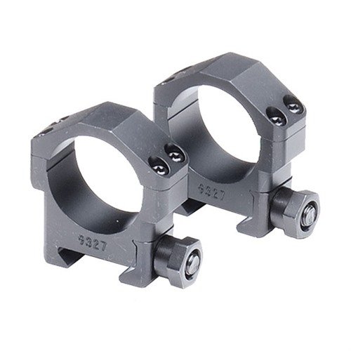 Anelli per ottiche in alluminio extra alti, resistenti e progettati per supportare ottiche pesanti su armi a rinculo forte, ideali per AR-15, AR-10 e SR-25.
