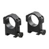 Anelli per ottiche in acciaio 30mm, ultra resistenti, progettati per supportare ottiche pesanti su armi a rinculo forte, disponibili in varie altezze.