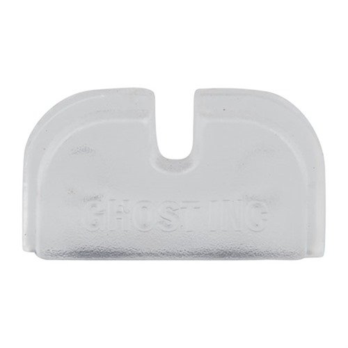 Die ARMORER'S SLIDE COVER PLATE von GHOST erleichtert die fehlerfreie Installation der Ghost Rocket 3.5 und Tactical 5.0 Trigger-Connectoren dank Sichtfenster.