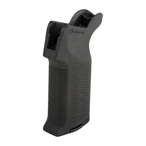 Der MOE-K2 Grip bietet eine vertikale Griffhaltung, aggressive Textur für besseren Halt und ist mit Magpul Grip Cores für individuelle Aufbewahrung kompatibel.