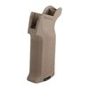 Der MOE-K2 Grip bietet einen vertikalen Griffwinkel, aggressive Textur für besseren Halt und ist mit Magpul Grip Cores für individuelle Aufbewahrung kompatibel.