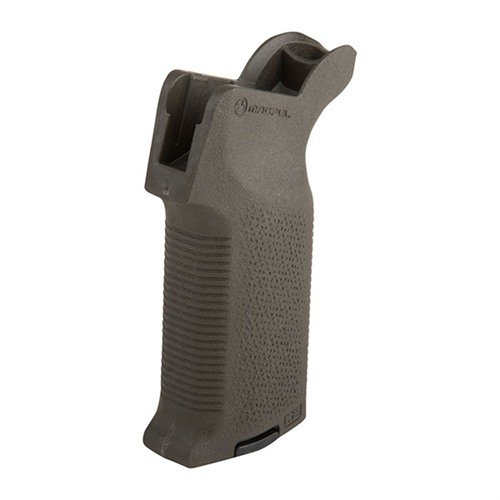 L'AR-15 MOE K2 GRIP offre un angolo di presa verticale ottimizzato, texture aggressiva per un controllo sicuro e compatibilità con Magpul Grip Cores per personalizzazione.