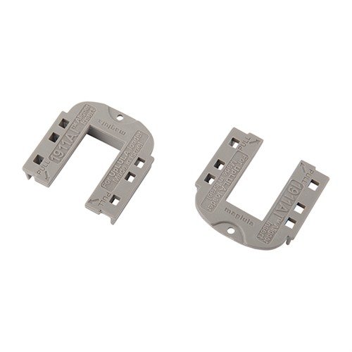 L'1911A1 Aligner Insert migliora il caricamento delle riviste a monoscocca, eliminando il movimento nel loader UPLULA, ideale per 1911 .45ACP e 9mm.