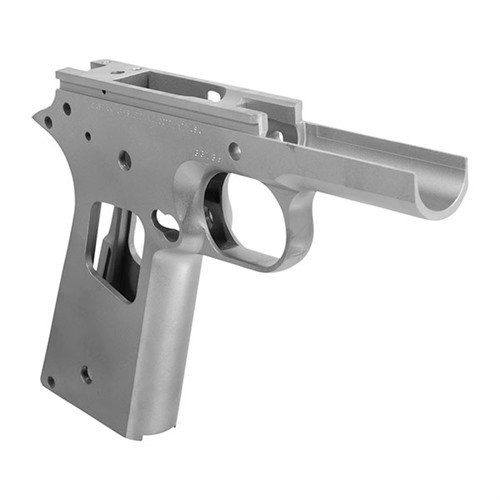 Costruisci un 1911 personalizzato con il ricevitore standard Caspian in acciaio inox, progettato per precisione e durata, con guide oversize per una maggiore accuratezza.