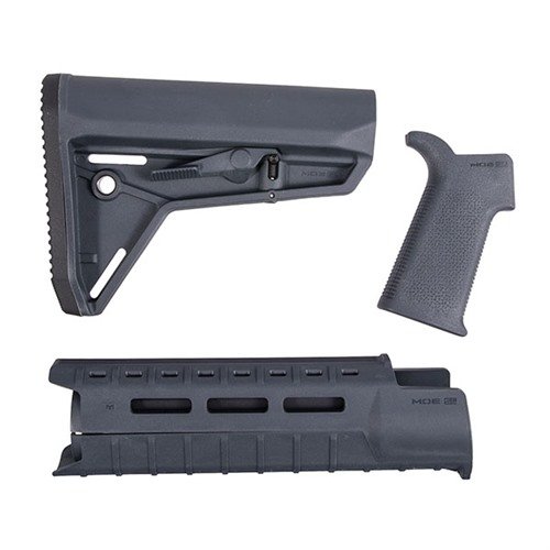 Aggiorna il tuo fucile AR-15 con il set MOE-SL di Magpul, caratterizzato da un design leggero, maneggevolezza ottimale e compatibilità M-LOK.