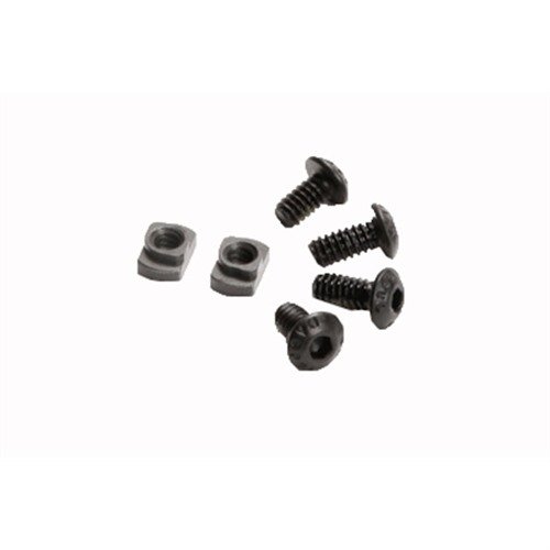Il set di viti di ricambio M-LOK T-Nut MAGPUL in acciaio 4140 offre compatibilità con vari spessori di guardia e una tenuta sicura grazie al thread patch riutilizzabile.