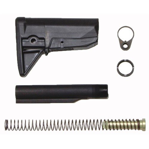 Die BCM GUNFIGHTER Stock Assy ist aus hochwertigem, schlagfestem Polymer gefertigt und bietet dir eine robuste, anpassbare Lösung für dein AR-15.