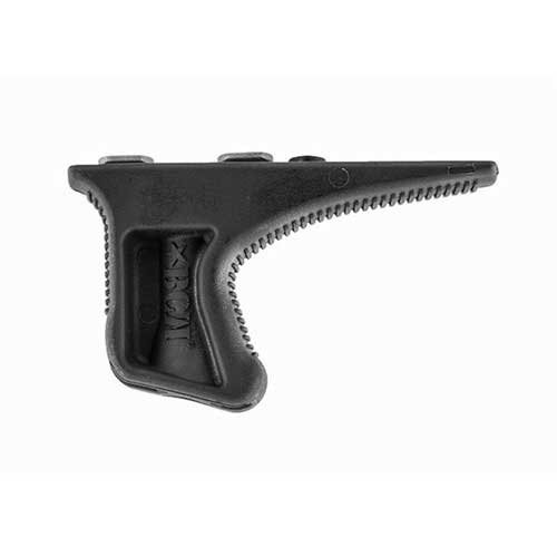 Le KEYMOD BCMGUNFIGHTER KAG offre une prise ergonomique avec un angle avant pour un meilleur contrôle, soulageant les articulations pour une manipulation fluide.