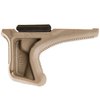 Der PICATINNY BCMGUNFIGHTER KAG Angled Grip bietet eine biomechanisch effiziente Vorneigung für bessere Handhabung und weniger Belastung für Handgelenk und Schulter.