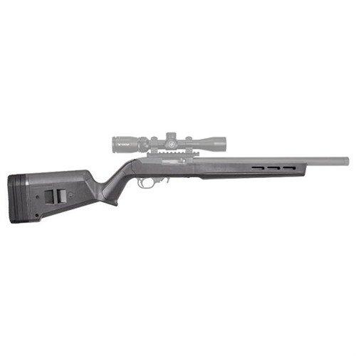 Der MAGPUL RUGER 10/22 Hunter X-22 Adjustable Stock bietet langlebige Polymer-Konstruktion, verbesserte Ergonomie, anpassbare LOP und M-LOK-Kompatibilität.
