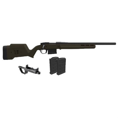 Verbessere deine Remington 700 mit dem Magpul Hunter 700 Stock, der anpassbaren Ergonomie und zwei PMAG 10 7.62 AC Magazinen für maximale Leistung!