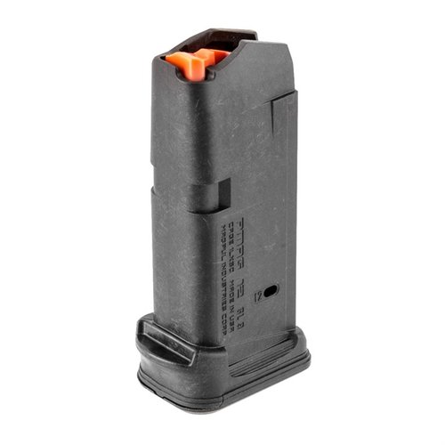 Das PMAG12 GL 9 für Glock 26 bietet 12 Schuss Kapazität, eine strukturierte Griffmulde und einfache Entnahme mit abnehmbarem Bodenplatte – ideal für den Alltag.