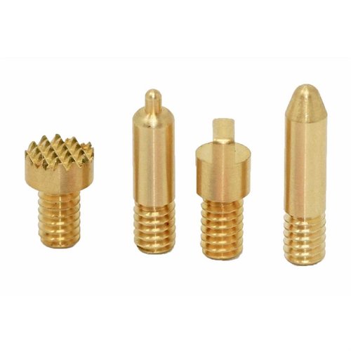 Set di punte STIPPLING, prodotto negli USA, offre 4 punte per texture versatili: Waffle, Rettangolo, Piccola e Grande Rotonda per personalizzazioni uniche.