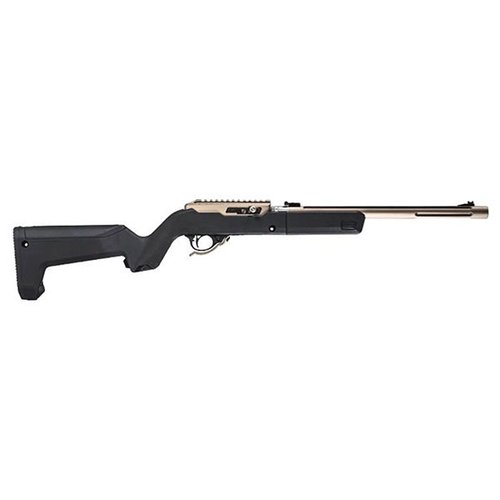 Der Magpul X-22 Backpacker Stock für die Ruger 10/22 Takedown bietet eine kompakte, ergonomische Lösung mit integriertem Stauraum und optimaler Transportfähigkeit.
