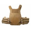 L'SMC Plate Carrier è leggero, modulare e progettato per il combattimento, con cinghie regolabili, tasche MOLLE/PALS e comfort migliorato grazie alla rete traspirante.