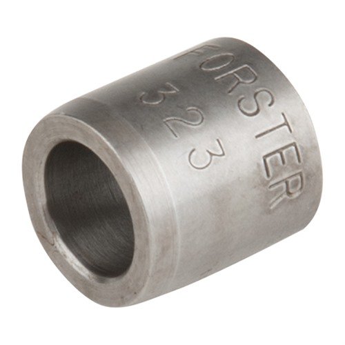 Les bushings de dimensionnement de cou Forster, conçus pour les dies Forster Precision Plus, offrent une durabilité et une finition ultra lisse pour un ajustement parfait.