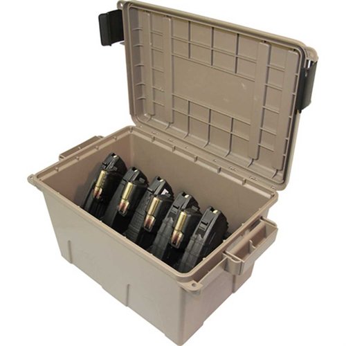Transportez vos chargeurs AK-47 en toute sécurité avec le TACTICAL MAG CAN. 🌟 Design empilable et rembourrage en mousse pour une protection optimale!