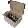 Scopri il TACTICAL RIFLE MAGAZINE CANS MTM! 🛡️ Contiene 9 caricatori AK47 da 30 colpi, con design sicuro e impilabile. Ideale per ogni appassionato!