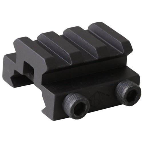 Le mini riser Picatinny ajoute ½" d'élévation pour tes accessoires, en aluminium durable et léger, parfait pour les lasers et lumières.