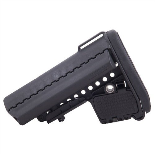 Il calcio EMOD AR-15 offre versatilità eccezionale con scomparti modulari, supporto per guancia, e compatibilità con slings ambidestri per un controllo ottimale.