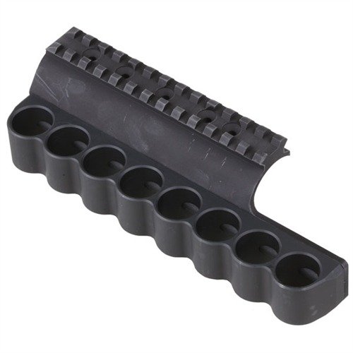 Der RECEIVER MOUNT SHOTSHELL HOLDER bietet dir eine robuste und leichte Lösung, um 8 zusätzliche 12-Gauge-Patronen schnell und sicher an deiner Benelli M4/M1014 zu lagern.