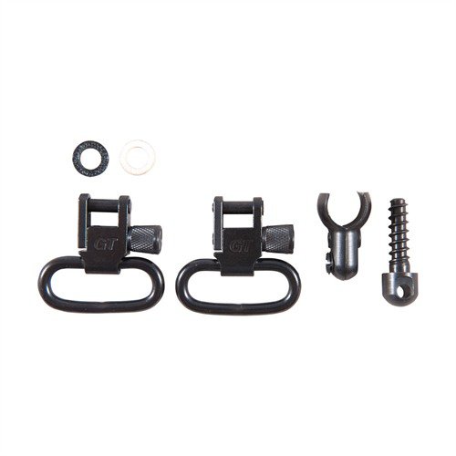 Les attaches de sangle en acier durable, sans pièces en plastique, offrent un système de détachement rapide et s'adaptent à plusieurs carabines. Parfait pour toi!